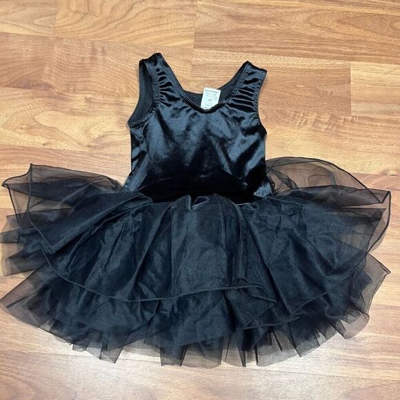 A Wish Come True Kids Girls 23061  Moon River Fit & Flare Dress Black Size XSC - Picture 9 of 9